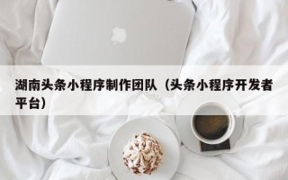 襄阳湖南头条小程序制作团队（头条小程序开发者平台）